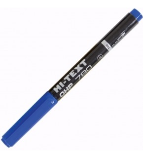 Hi-Text Asetat Kalemi Permanent S Seri Mavi 780 (1 Adet)