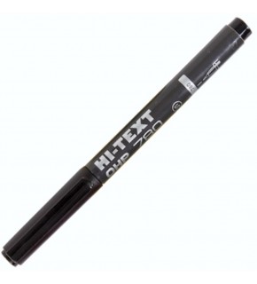 Hi-Text Asetat Kalemi Permanent S Seri Siyah 780 (1 Adet)