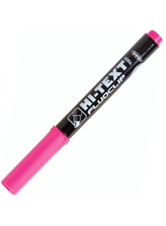 Hi-Text Fosforlu Kalem Pembe Kalem Tipi 7000 (1 Adet) Hi-Text Fosforlu Kalem Pembe Kalem Tipi 7000 (1 Adet)