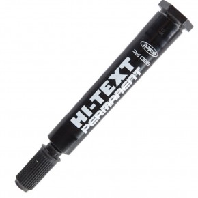 Hi-Text Markör Permanent Kesik Uçlu Siyah 830PC (1 Adet)