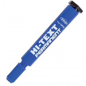 Hi-Text Markör Permanent Yuvarlak Uçlu Mavi 830PB(1 Adet)