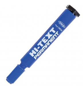 Hi-Text Markör Permanent Yuvarlak Uçlu Mavi 830PB(1 Adet)
