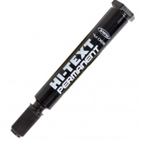 Hi-Text Markör Permanent Yuvarlak Uçlu Siyah 830PB (1 Adet)