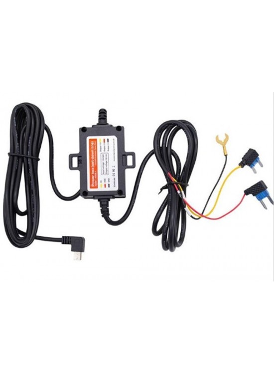 Hikvision AE-DF7351(MINI-K2)Güç Kablosu Araç İçi Kamerası Giriş Hattı 1,3 m, çıkış hattı 2,1 m kablo