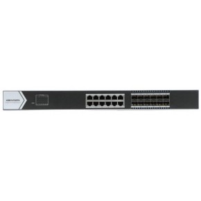 Hikvision DS-3E0524TF(B) 24 PORT(12×Gigabit RJ45 port,12×Gigabit Fiber) Switch