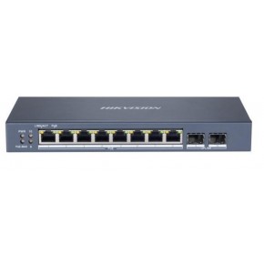 Hikvision DS-3E1510P-SI 8 Port 10-100-1000 Mbps Gigabit Akıllı Yönetilebilir PoE Switch