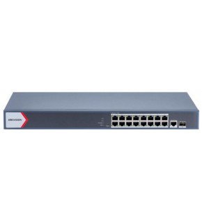 Hikvision DS-3E1518P-SI 16 Port Gigabit + 2xSfp Poe Yönetilebilir 225W Switch