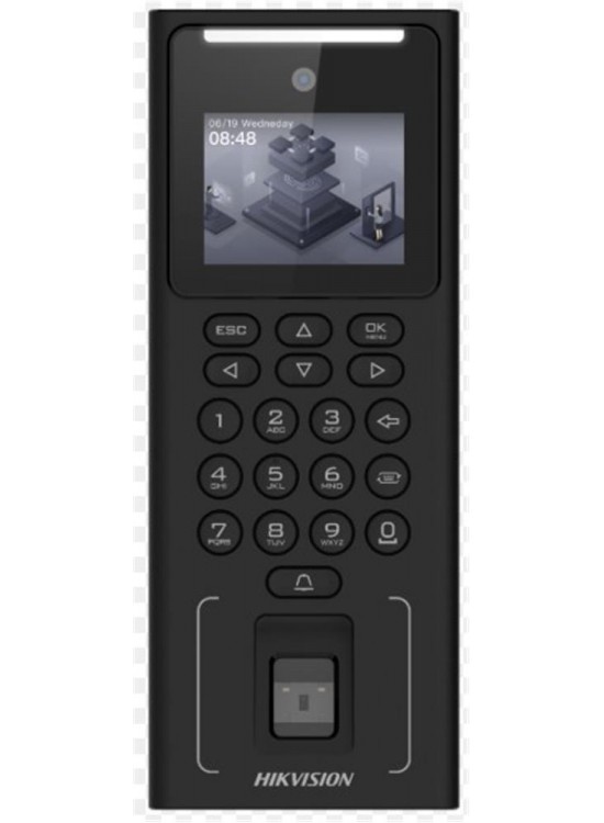 Hikvision DS-K1T321EFWX Keypadli Yüz Tanıma - Parmak İzi - Proximity Kart Okuyucu Bağımsız Terminal