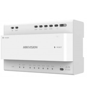 Hikvision DS-KAD704Y 2 Telli 4 Kanal Analog İnterkom Dağıtıcısı