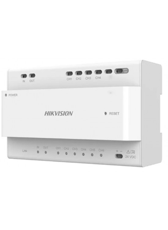 Hikvision DS-KAD704Y 2 Telli 4 Kanal Analog İnterkom Dağıtıcısı