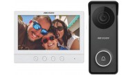 Hikvision DS-KIS213 7" 4 Tellli Analog Vİdeo İnterkom Kit Hikvision DS-KIS213 7" 4 Tellli Analog Vİdeo İnterkom Kit