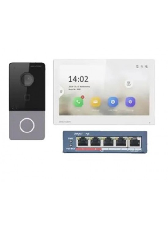 Hikvision DS-KIS607-S İp Vİdeo İnterkom Kit Hikvision DS-KIS607-S İp Vİdeo İnterkom Kit