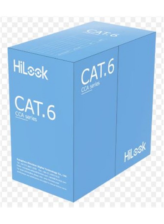 Hilook NC-1LN6UU-CCA-M CAT6 U-UTP 23 AWG 305 Mt  Ağ Kablosu, CCA, 0,57 mm