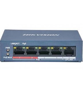 Hilook NS-0105P-35B 5 Port Megabit 4 Port PoE 35W +1 Port Megabit UplinkSwitch