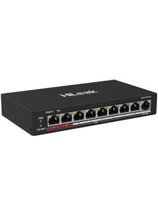 Hilook NS-0109P-60(B) 8 Port 10-100 8 Port PoE 60W +1 Port Megabit Uplink Poe Switch Hilook NS-0109P-60(B) 8 Port 10-100 8 Port PoE 60W +1 Port Megabit Uplink Poe Switch