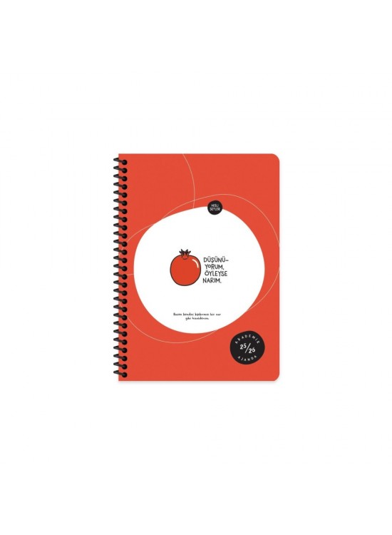 Hisli Şeyler A5 Ajanda Düşünüyorum Öyleyse Narım 600092-99