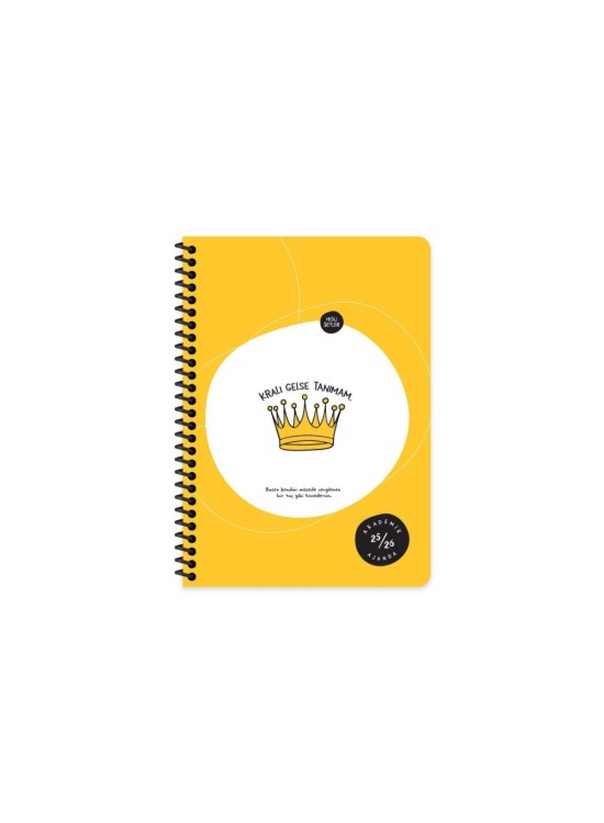 Hisli Şeyler A5 Ajanda Kralı Gelse Tanımam 600094-99