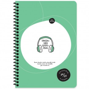 Hisli Şeyler Akademik Ajanda Spiralli A5 830219-99