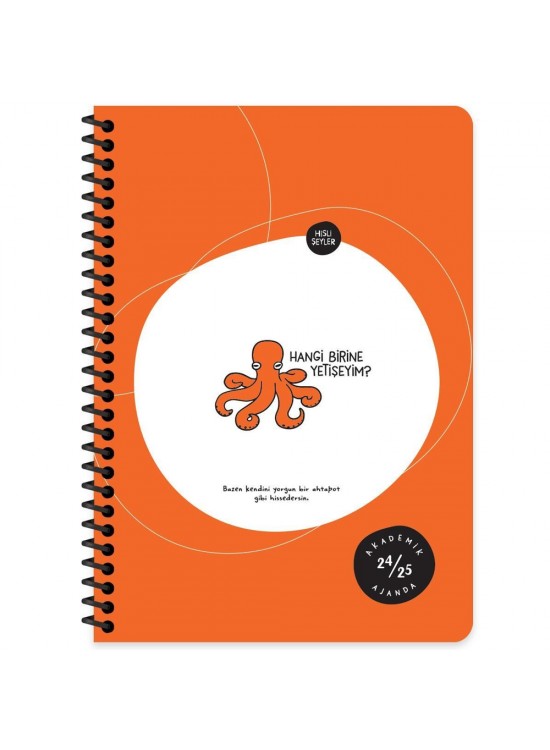 Hisli Şeyler Akademik Ajanda Spiralli A5 830216-99 Hisli Şeyler Akademik Ajanda Spiralli A5 830216-99