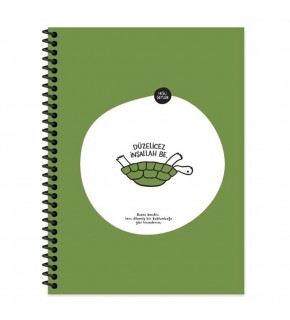 Hisli Şeyler Spiralli Kap Düzelicez 18,5x25 80 YP Çiz. 500633-99