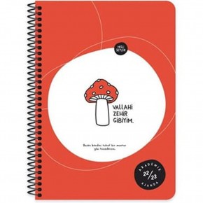 Hisli Şeyler Spiralli Karton Kapak Zehir Gibiyim 18,5x25 80 YP Çiz.