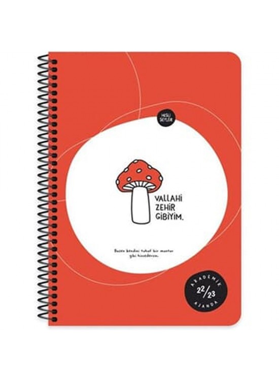 Hisli Şeyler Spiralli Karton Kapak Zehir Gibiyim 18,5x25 80 YP Çiz.