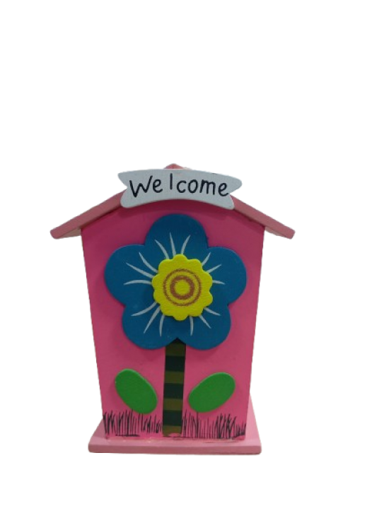 Hm Ahşap Kumbara Ev Şekilli HD-21827/1