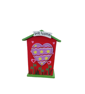 Hm Ahşap Kumbara Ev Şekilli HD-21827/2