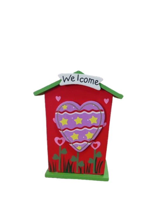 Hm Ahşap Kumbara Ev Şekilli HD-21827/2