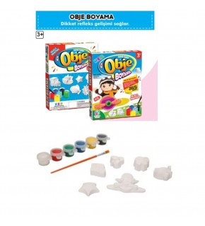 Hobi Eğitim Dünyası Obje Boyama Seti