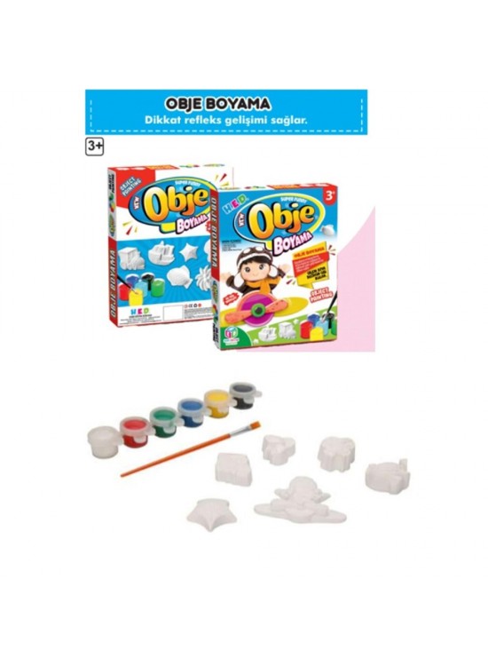 Hobi Eğitim Dünyası Obje Boyama Seti