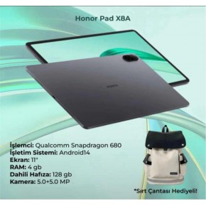 Honor Pad X8a 2.4Ghz 4Gb 128Gb 11-Android Tablet