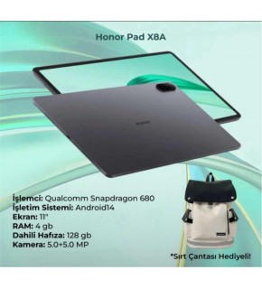Honor Pad X8a 2.4Ghz 4Gb 128Gb 11-Android Tablet