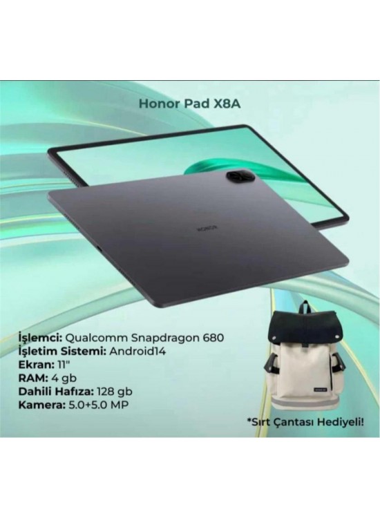 Honor Pad X8a 2.4Ghz 4Gb 128Gb 11-Android Tablet Honor Pad X8a 2.4Ghz 4Gb 128Gb 11-Android Tablet