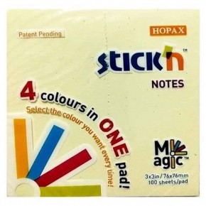 Hopax Stıckn 76x76 Magıc Pastel Notes 100 YP (1 Adet)