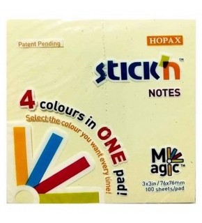 Hopax Stıckn 76x76 Magıc Pastel Notes 100 YP (1 Adet)