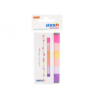 Hopax Stıckn İndeks 180 YP 50x20 Bahar Rengi 6 Renk 21595 (1 Adet)