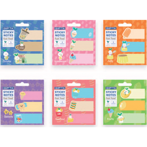Hopax Stickn Yapışkanlı Not-Delight Notes 20 YP 3 Parça 48 Li Stand K0133