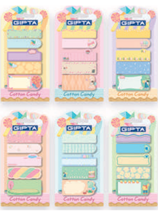 Hopax Stickn Yapışkanlı Not-Festıve Notes 20 YP 5 Parça 48 Li Stand K0132