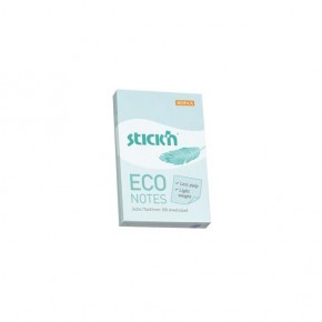 Hopax Stıckn Yapışkanlı Not Kağıdı 100 YP 76x51 Eco Patel Mavi HE21743 (1 Adet)