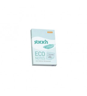 Hopax Stıckn Yapışkanlı Not Kağıdı 100 YP 76x51 Eco Patel Mavi HE21743 (1 Adet)