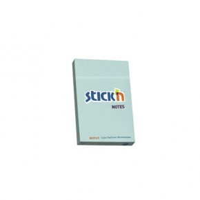 Hopax Stıckn Yapışkanlı Not Kağıdı 100 YP 76x51 Pastel Mavi HE21146 (1 Adet)