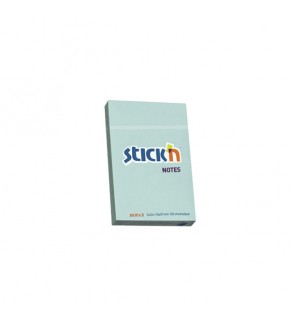 Hopax Stıckn Yapışkanlı Not Kağıdı 100 YP 76x51 Pastel Mavi HE21146 (1 Adet)