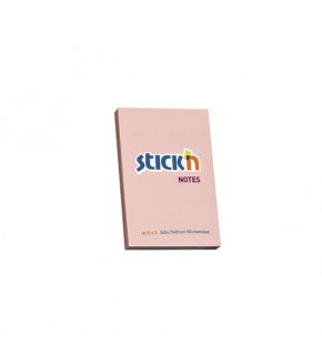 Hopax Stıckn Yapışkanlı Not Kağıdı 100 YP 76x51 Pastel Pembe HE21145 (1 Adet)