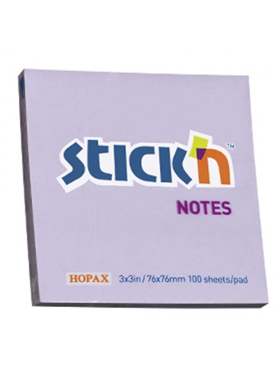 Hopax Stıckn Yapışkanlı Not Kağıdı 100 YP 76x76 Pastel Lila HE21403 (1 Adet) Hopax Stıckn Yapışkanlı Not Kağıdı 100 YP 76x76 Pastel Lila HE21403 (1 Adet)