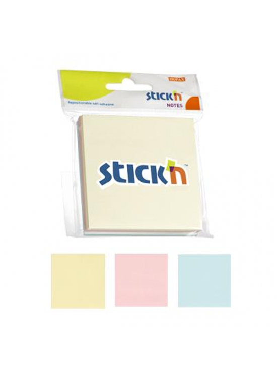 Hopax Stıckn Yapışkanlı Not Kağıdı 3 Blok 150 YP 76x76 3 Pastel Renk 21092 (1 Adet) Hopax Stıckn Yapışkanlı Not Kağıdı 3 Blok 150 YP 76x76 3 Pastel Renk 21092 (1 Adet)