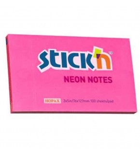 Hopax Stıckn Yapışkanlı Not Kağıdı 76x127 Neon  HE21169 (1 Adet)