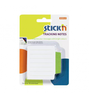 Hopax Stıckn Yapışkanlı Not Kağıdı Çizgili Sep.50 YP 70x70 Beyaz Yeşil 21486 (1 Adet)