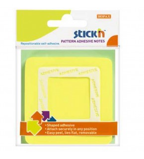 Hopax Stıckn Yapışkanlı Not Kağıdı Kare şekilli 50 YP 70x70 Sarı 21541 (1 Adet)