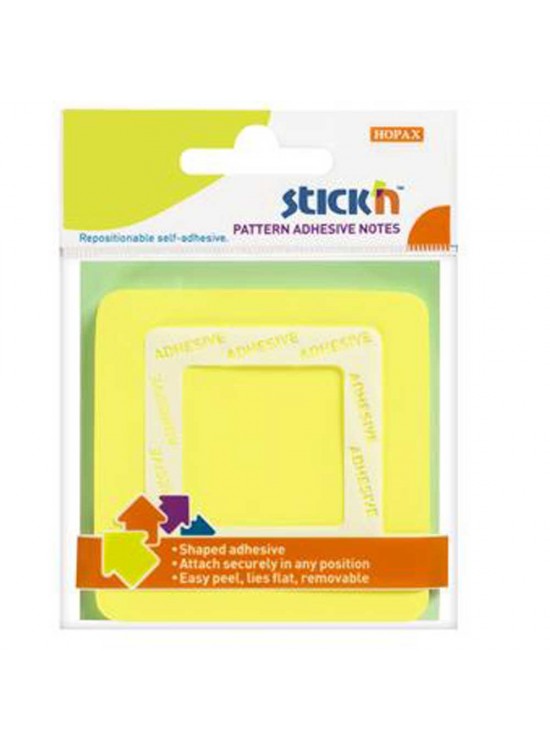Hopax Stıckn Yapışkanlı Not Kağıdı Kare şekilli 50 YP 70x70 Sarı 21541 (1 Adet)